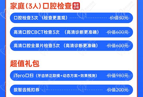 超劃算家庭護牙卡內(nèi)容